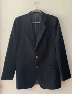 PIERRE CARDIN Embroidered Logo Black Blazer Coat Jacket Men's ? - Picture 1 of 8