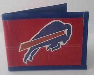Buffalo Bills Bi-Fold Duct Tape Wallet NFL handmade minimalist duck - Picture 1 of 2