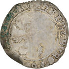 [#184477] Coin, France, Flanders, Philippe le Bon, Double Gros, VF, Sil, ver