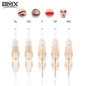 Agujas de tornillo de cartucho BMX 10 piezas para máquina de microblading de maquillaje permanente P300 - Imagen 1 de 6