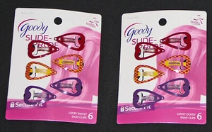 4 pk Goody Girls Stayput Grip Stay Put Snap Contour Clips No Slip Slide Proof - Picture 1 of 6
