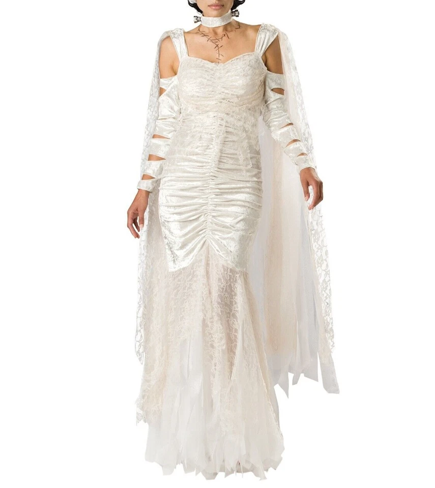 Women's Plus Size Scary Bride of Frankenstein Monster Dress Costume SIZE 5X-New - Image 1 of 1