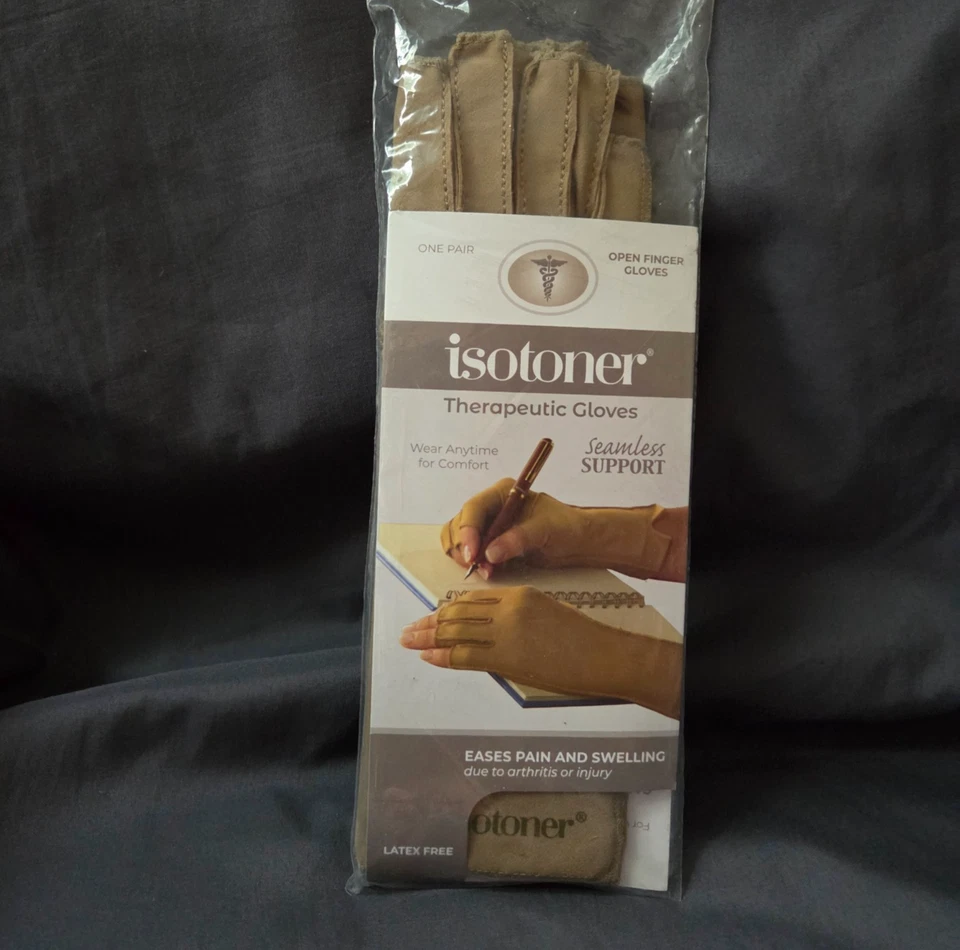 isotoner Open Finger Therapeutic Compression Support Glove Sz XS