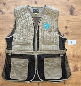Cabela’s Womens Shooting Vest 2XL Target Master NWT Brown Black Mesh Adjustable - Picture 1 of 10