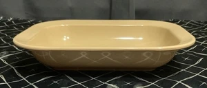Vintage Texas Ware 10” Oblong Bowl #119 Pastel Tan Surface Scratches Dallas ,Tx - Picture 1 of 7