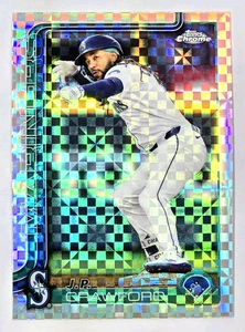 2025 Topps Chrome J.P. Crawford X-Fractor Seattle Mariners #181 - Bild 1 von 2