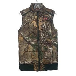 Chaleco aislante Under Armour camuflaje para mujer marrón medio caza al aire libre - Imagen 1 de 11