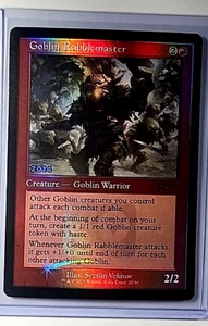 MTG Magic The Gathering 30A 30th Anniversary Promo Foil #22 Goblin Rabblemaster - Picture 1 of 2
