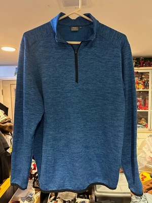 Ping Golf Pullover Men's Large Blue Quarter Zip  Edison Sweater Pre-Owned - Image 1 of 4