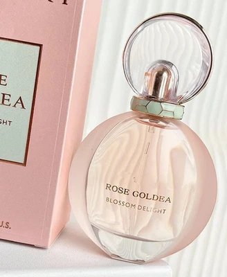 BVLGARI ROSA GOLDEA FLOR DELIGHT-EDT-SPRAY-2,5 OZ-75 ML-AUTÉNTICO-ITALIA Foto 1 de 2