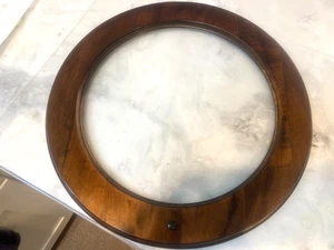 Porta rotonda in vetro Harris & Mallow vintage per orologio da parete per ricambi - Foto 1 di 8