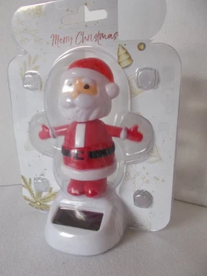Solar Figur, Wackelfigur mit Solar, WEIHNACHTSMANN tanzt Hula, - Bild 1 von 2