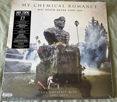 My Chemical Romance, May Death Never Stop You, Clear Vinyl w/Opaque White Swirls Foto 1 de 4
