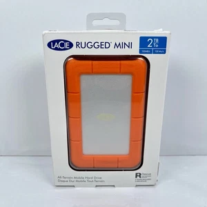 LaCie Rugged Mini 2TB External Hard Drive USB 3.0 LAC9000298 – New/Sealed - Bild 1 von 9