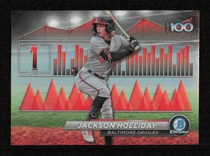 2024 Bowman - Bowman Scouts Top 100 Jackson Holliday #BTP-1 Baltimore Orioles - Bild 1 von 2