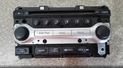 Panel de control receptor de radio disco Nissan Murano AM-FM-6 2009-2010 281851AA0A OEM Foto 1 de 4