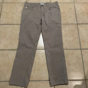 Peter Millar EB66 Hose Herren 34x32 Beige Krone Sport Golf Performance Polyester - Bild 1 von 7