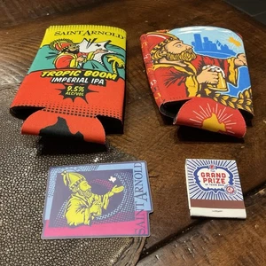 Saint Arnold Brewery Houston TX Bierdose Glas Tropic Boom Koozie Posten + - Bild 1 von 3