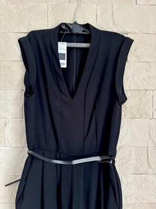 MANGO Hosenanzug Jumpsuit Gr M festlich Overall Schwarz - Bild 1 von 5