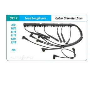 PAT Ignition Lead Set For BMW 5201A E28 2.0L M20B20L I6 12V SOHC - ILS-128M - Picture 1 of 1