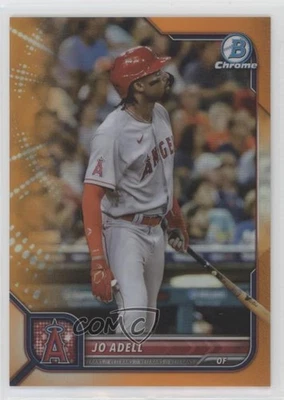 2022 Bowman Chrome Orange Refractor /25 Jo Adell #29 - Image 1 of 2
