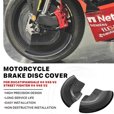 Radiador de freno de disco de protección de pinza para Ducati Panigale V4 V4S V2 2018-2024 Foto 1 de 4