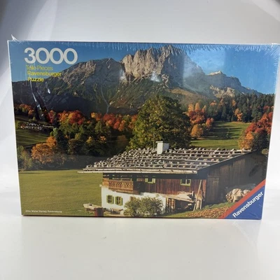 Nuovo RARO 3000 pezzi RAVENSBURGER puzzle 62558776 BAYERISCHER BAUERNHOF fattoria - Immagine 1 di 4