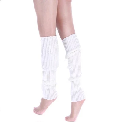 3x Aquecedores de Perna Femininos Inverno, Aquecedores de Perna Neon Meias de Perna com nervuras Roupa, Festa - Imagem 1 de 4