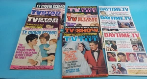 Lot of 11 variety of daytime TV movies screens mixed months mixed years 60s &70s - Imagen 1 de 12