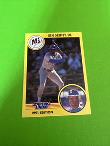 TARJETA DE ALINEACIÓN INICIAL KEN GRIFFEY SR.1991 KENNER - SEATTLE MARINERS - Imagen 1 de 4