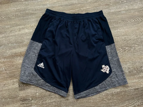 Adidas 2015 Texas A&M Aggies Shorts Drawstring Player Issue Large Football Cover