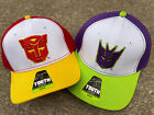 Lot of 2 Transformers Movie Decepticons & Autobots Youth Child Size Hats Marvel