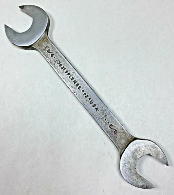 Vintage PLOMB TOOLS No. 3031 - 3/4" x 5/8" Open-End Wrench USA PLVMB TOOLS - Image 1 of 4