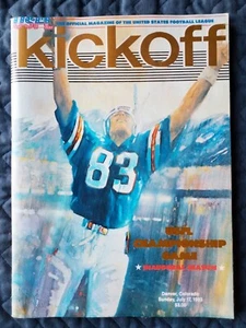 July 17, 1983 Philadelphia Stars vs Michigan Panthers USFL Football Program - Picture 1 of 2