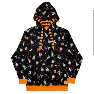 Loungefly - Disney Nightmare Before Christmas Ornaments Unisex Hoodie Gr. M NEU - Bild 1 von 5