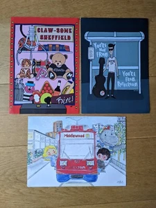 3 mini posters Sheffield Rotherham Middlewood Yorkshire used good cond 21 x30cm - Picture 1 of 4