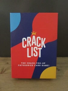 Crack List - The Crack-You-Up Categories Card Game 2 Plus Players New Other - Picture 1 of 3