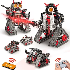 STEM 5in1 Robot Building Kit for Kids 6-14+, APP Remote Control STEM Robot - Picture 1 of 6