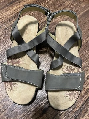 Soft Style Women’s Slingback Sandals Size 10 Wide Elastic /Hook & Loop - Image 1 of 4