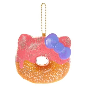 Porte-clés Sanrio Hello Kitty demi beignet squishy charme porte-clés squish - Photo 1 sur 7