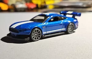 2023 Hot Wheels Multi Pack Exclusive CUSTOM '18 FORD MUSTANG GT☆blue;white☆LOOSE - Picture 1 of 5