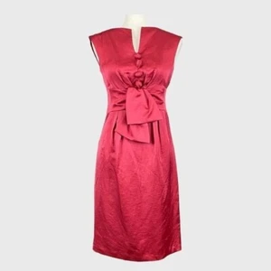 Nanette Lepore Womens Sunny Day Cocktail Dress Coral Pink Sleeveless size 2 - Picture 1 of 13