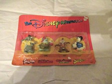 Set of 4 Disney Afternoon PVC Figure 1991 Kelloggs Cereal Duck Tales Gummi NEW