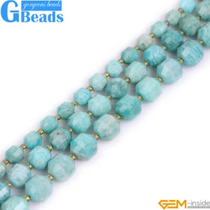 Facettierter Doppelkegel Stein Heilung Kristall Perlen Schmuck Herstellung 15 Zoll 6 mm 8 mm 10 mm 12 mm - Bild 1 von 119