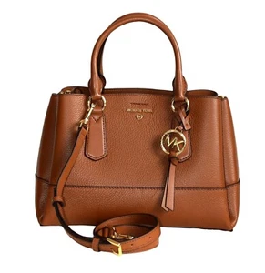 Michael Kors Borsa ESSEX MD SATCHEL luggage 30TOGXSS2L Pelle - Picture 1 of 9