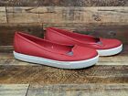 Crocs Red Citi lane Red Bellies Slip On Shoes Women's Size 11