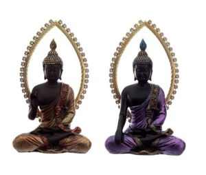 Buda tailandés con adorno 25 cm figura de Buda Taibuddha Buda Buda Feng Shui Buda - Imagen 1 de 5