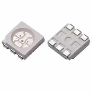1000 piezas Luz LED SMD blanca cálida súper brillante 5050 5 mm × 5 mm - Imagen 1 de 5