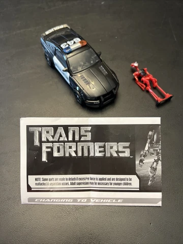 Transformers Movie 2007 Barricade Target Exclusive Red Frenzy Complete T2 Cover