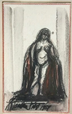 PINTURA FEMENINA DESNUDA J. PROBST DE COLECCIÓN ~ LISTADA EN NUEVA YORK ¡MIRA ARTISTA! Foto 1 de 4